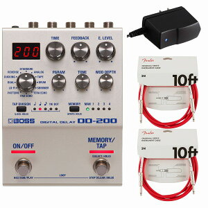 BOSS / DD-200 DIGITAL DELAY fBC [A_v^[PSA-100S2 + FenderP[u2{(Fiesta Red/3[g) wZbg] DD200 {X tF_[yYRKz