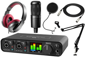 MOTU �}�[�N�I�u�U���j�R�[�� / M2 [Listen Pro + AT2020 �z�M�Z�b�g�I] USB-C�I�[�f�B�I�E�C���^�[�t�F�[�X