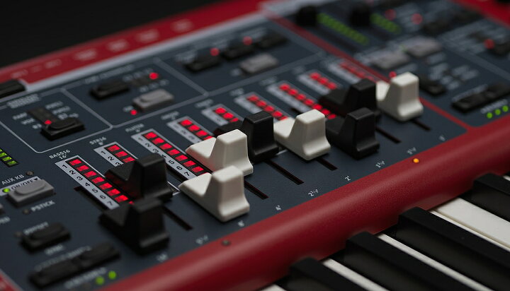 楽天市場】nord ノード / Nord Stage 4 73 [純正ケース＆3本ペダル 