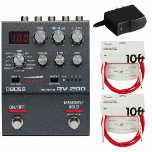 BOSS / RV-200 REVERB {X o[u [A_v^[PSA-100S2 + FenderP[u2{(Fiesta Red/3[g) wZbg] RV200 {X tF_[yYRKz