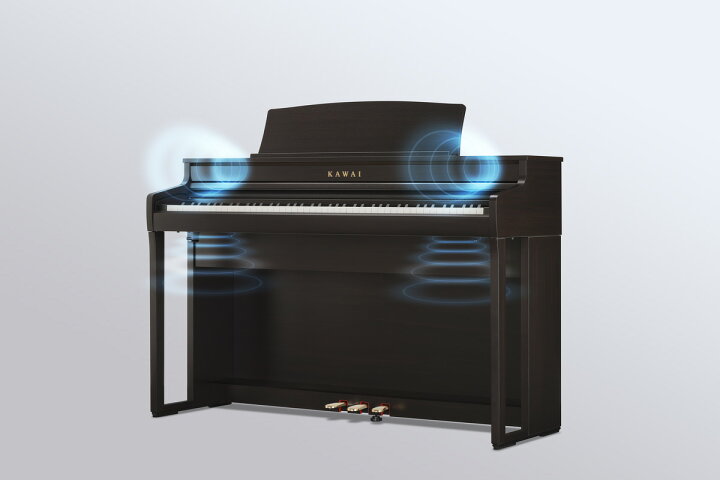 楽天市場】【全国組立設置無料】KAWAI / CA401A プレミアムホワイト 