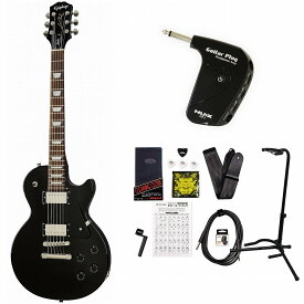 Epiphone / Inspired by Gibson Les Paul Studio Ebony エピフォン レスポール スタジオ GP-1アンプ付属エレキギター初心者セット【YRK】《+4582600680067》