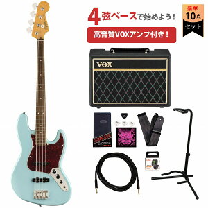 Squier / Classic Vibe 60s Jazz Bass Laurel Fingerboard Daphne Blue XNC[ VOXAvtGLx[XS҃ZbgyYRKz