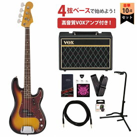 Fender / HAMA OKAMOTO Precision Bass #4 3 Color Sunburst Made in Japan【新品特価】VOXアンプ付属エレキベース初心者セット【YRK】