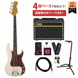 Fender / HAMA OKAMOTO Precision Bass #4 Olympic White Made in Japan【新品特価】VOXアンプ付属エレキベース初心者セット【YRK】