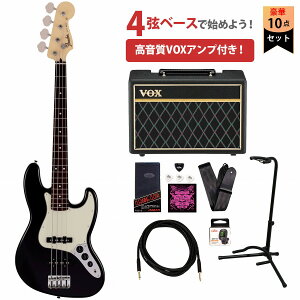 Fender / Made in Japan Junior Collection Jazz Bass Rosewood Fingerboard Black �t�F���_�[VOX�A���v�t���G���L�x�[�X���S�҃Z�b�g�s�����}���`�c�[���v���[���g!�t�yYRK�z