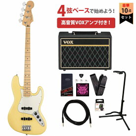 Fender / Player Series Jazz Bass Buttercream MapleVOXアンプ付属エレキベース初心者セット【YRK】