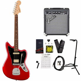 Fender / Player Jaguar Pau Ferro Fingerboard Candy Apple Red フェンダー FenderFrontman10Gアンプ付属エレキギター初心者セット【YRK】《+4582600680067》