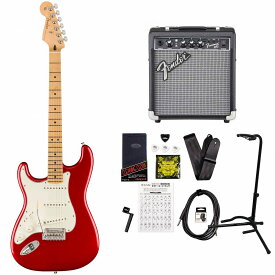 Fender / Player Stratocaster Left Hand Maple Fingerboard Candy Apple Red [左利き用] FenderFrontman10Gアンプ付属エレキギター初心者セット【YRK】《+4582600680067》
