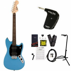 Squier by Fender / Sonic Mustang HH Laurel Fingerboard Black Pickguard California Blue スクワイヤー GP-1アンプ付属エレキギター初心者セット【YRK】《+4582600680067》