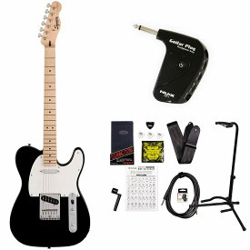 Squier by Fender / Sonic Telecaster Maple Fingerboard White Pickguard Black スクワイヤー GP-1アンプ付属エレキギター初心者セット【YRK】《+4582600680067》