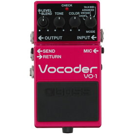 【あす楽対象商品】【純正ACアダプタープレゼント】BOSS / VO-1 Vocoder ボコーダー《特典つき！/+2307117130001》《イシバシオリジナル特典付き！/+bossiboriset2》【PTNB】