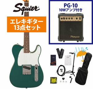 Squier by Fender / Classic Vibe Custom Esquire Laurel Fingerboard Parchment Pickguard Sherwood Green PG-10AvtGLM^[S҃ZbgRyYRKz