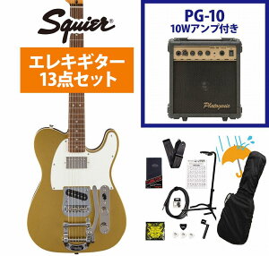 Squier by Fender / Classic Vibe Custom Telecaster SH with Bigsby Parchment Pickguard Aztec Gold PG-10AvtGLM^[S҃ZbgRyYRKz