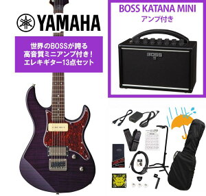 YAMAHA / PACIFICA611HFM PAC-611 TPP (�g�����X���[�Z���g�p�[�v��) BOSS KATANA MINI �A���v�t��13�_�Z�b�g�I�yPNG�z