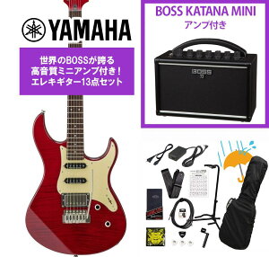 YAMAHA / Pacifica612VIIFMX FRD(�t�@�C���[�h���b�h) BOSS KATANA MINI �A���v�t��13�_�Z�b�g�I�yPNG�z