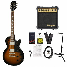 Epiphone / Inspired by Gibson Les Paul Studio Smokehouse Burst エピフォン レスポール スタジオ PG-10アンプ付属エレキギター初心者セット《+4582600680067》【YRK】
