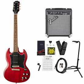 Epiphone / Inspired by Gibson SG Classic Worn P-90 Worn Cherry エピフォン FenderFrontman10Gアンプ付属エレキギター初心者セット《+4582600680067》【YRK】