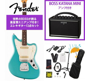 Fender / Player II Jaguar Rosewood FB Aquatone Blue BOSS KATANA MINI �A���v�t��13�_�Z�b�g�I�yYRK�z