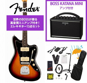 Fender / Player II Jazzmaster Rosewood FB 3-Color Sunburst BOSS KATANA MINI �A���v�t��13�_�Z�b�g�I�yYRK�z