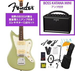 Fender / Player II Jazzmaster Rosewood FB Birch Green BOSS KATANA MINI �A���v�t��13�_�Z�b�g�I�yYRK�z