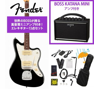 Fender / Player II Jazzmaster Rosewood FB Black BOSS KATANA MINI �A���v�t��13�_�Z�b�g�I�yYRK�z