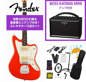 Fender / Player II Jazzmaster Rosewood FB Coral Red BOSS KATANA MINI �A���v�t��13�_�Z�b�g�I�yYRK�z