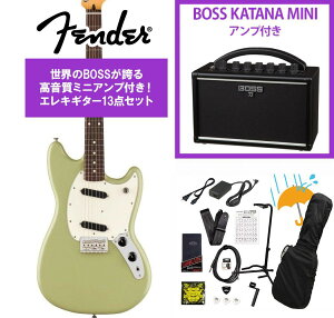 Fender / Player II Mustang Rosewood FB Birch Green BOSS KATANA MINI �A���v�t��13�_�Z�b�g�I�yYRK�z