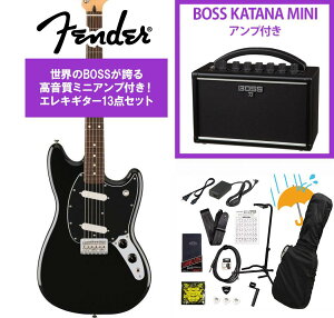 Fender / Player II Mustang Rosewood FB Black BOSS KATANA MINI �A���v�t��13�_�Z�b�g�I�yYRK�z