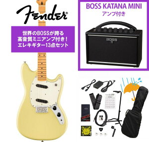 Fender / Player II Mustang Maple FB Hialeah Yellow BOSS KATANA MINI �A���v�t��13�_�Z�b�g�I�yYRK�z