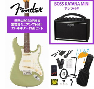 Fender / Player II Stratocaster Rosewood FB Birch Green BOSS KATANA MINI �A���v�t��13�_�Z�b�g�I�yYRK�z