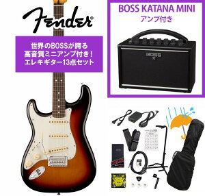 Fender / Player II Stratocaster Left-Handed Rosewood FB 3-Color Sunburst BOSS KATANA MINI �A���v�t��13�_�Z�b�g�I�yPNG�z