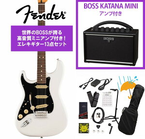 Fender / Player II Stratocaster Left-Handed Rosewood FB Polar White BOSS KATANA MINI �A���v�t��13�_�Z�b�g�I�yYRK�z