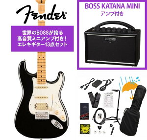 Fender / Player II Stratocaster HSS Maple FB Black BOSS KATANA MINI �A���v�t��13�_�Z�b�g�I�yYRK�z