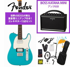 Fender / Player II Telecaster HH Rosewood FB Aquatone Blue BOSS KATANA MINI �A���v�t��13�_�Z�b�g�I�yYRK�z