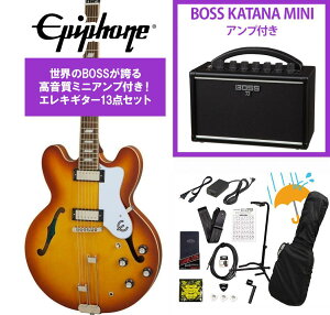 Epiphone / Riviera Royal Tan (RT) �Z�~�A�R BOSS KATANA MINI �A���v�t��13�_�Z�b�g�I�yYRK�z