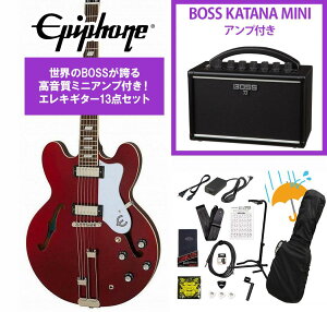 Epiphone / Riviera Sparkling Burgundy (SBU) �Z�~�A�R BOSS KATANA MINI �A���v�t��13�_�Z�b�g�I�yYRK�z