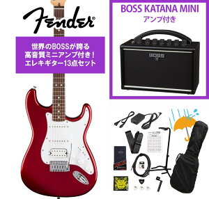 Fender / Standard Stratocaster HSS Laurel Fingerboard White Pickguard Candy Cola �t�F���_�[ BOSS KATANA MINI �A���v�t��13�_�Z�b�g�I�yYRK�z