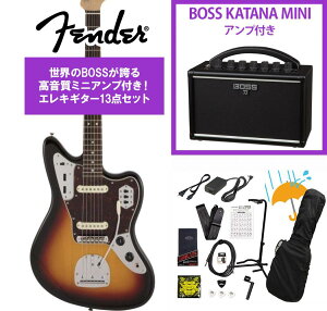 Fender / Made in Japan Traditional 60s Jaguar Rosewood FB 3-Color Sunburst BOSS KATANA MINI �A���v�t��13�_�Z�b�g�I�s�����}���`�c�[���v���[���g!�t�yYRK�z