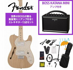 Fender / Made in Japan Traditional 70s Telecaster Thinline Natural BOSS KATANA MINI �A���v�t��13�_�Z�b�g�I�s�����}���`�c�[���v���[���g!�t�yYRK�z