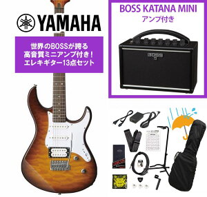 YAMAHA / PACIFICA212VQM TBS (�^�o�R�u���E���T���o�[�X�g) BOSS KATANA MINI �A���v�t��13�_�Z�b�g�I�yPNG�z