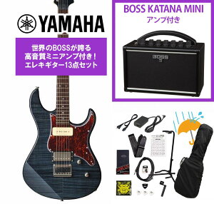 YAMAHA / PACIFICA611HFM PAC-611 TBL (�g�����X���[�Z���g�u���b�N) BOSS KATANA MINI �A���v�t��13�_�Z�b�g�I�yPNG�z