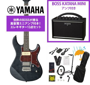 YAMAHA / Pacifica 611VFM TBL (�g�����X���[�Z���g�u���b�N) BOSS KATANA MINI �A���v�t��13�_�Z�b�g�I�yPNG�z