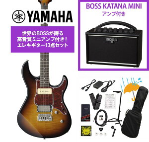 YAMAHA / Pacifica 611VFM TBS(�^�o�R�u���E���T���o�[�X�g) BOSS KATANA MINI �A���v�t��13�_�Z�b�g�I�yPNG�z