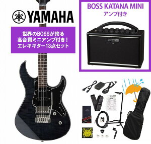 YAMAHA / Pacifica 612 VII FM Translucent Black (PAC612 VIIFM TBL) �p�V�t�B�J BOSS KATANA MINI �A���v�t��13�_�Z�b�g�I�yPNG�z