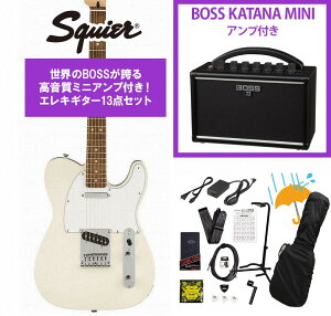 Squier by Fender / Affinity Series Telecaster Laurel FB WH PG Olympic White BOSS KATANA MINI �A���v�t��13�_�Z�b�g�I