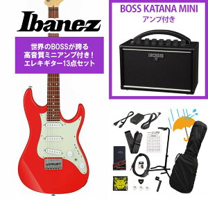 Ibanez / AZ Essentials AZES31-VM (Vermilion) BOSS KATANA MINI �A���v�t��13�_�Z�b�g�I