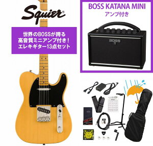 Squier by Fender / Classic Vibe 50s Telecaster Maple Fingerboard Butterscotch Blonde BOSS KATANA MINI �A���v�t��13�_�Z�b�g�I�yYRK�z