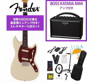 Fender / Made in Japan CHAR MUSTANG Rosewood FB Olympic White BOSS KATANA MINI �A���v�t��13�_�Z�b�g�I�s�����}���`�c�[���v���[���g!�t�yYRK�z