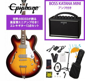 Epiphone / Casino Vintage Sunburst �J�W�m BOSS KATANA MINI �A���v�t��13�_�Z�b�g�I�yYRK�z